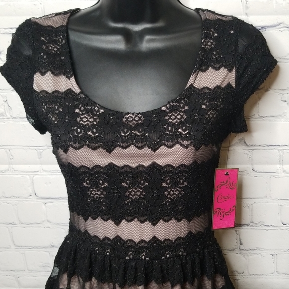 Candie's black lace dress - Picture 2 of 8